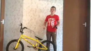Как одеть пеги на bmx