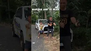 Marsha and the bear versi telolet #shorts