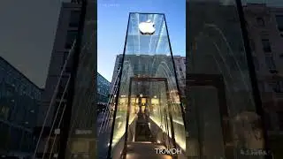 Here's To The Crazy Ones | Steve Jobs | Apple Piazza Liberty | Milan, Italy | 4K HDR Travel #shorts