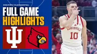 No. 6 Louisville Cardinals vs No. 22 Indiana Hoosiers | Full Game Highlights | CBS Sports CBB