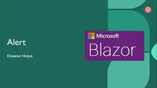 Alert in Blazor | How to install MatBlazor in Blazor |  .NET 8.0 Web Assembly