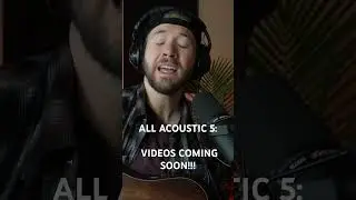 COMING SOON: All Acoustic 5   #cannongraham #acousticguitar #singer #Dixxon #shure