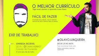 Aprenda a fazer um currículo zika!