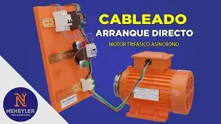 CABLEADO DE ARRANQUE DIRECTO DE UN MOTOR TRIFASICO