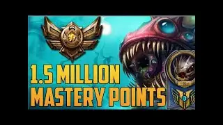 BRONZE 5 KOG'MAW 1,500,000 MASTERY POINTS- Spectate Highest Mastery Points on Kog'maw