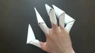 Как сделать из бумаги когти