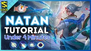 4-Minute Natan Tutorial in the Gold Lane || (MLBB S34) 2024