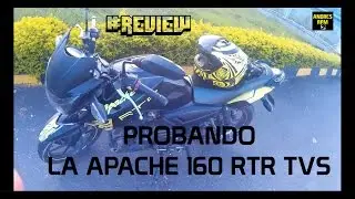 ¿Qué tal es la moto TVS Apache 160 RTR? Prueba-review Apache RTR 160cc