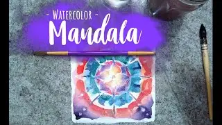 Watercolor Mandala Demonstration