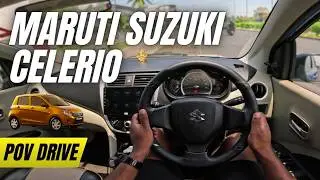 Celerio 2016 1.0L AMT POV Drive | Can 67 BHP Feel Enough?