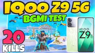 🔥iQOO Z9 5G BGMI ( Poseidon Mode 3.3 ) Test on Fps Meter
