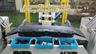 automotive bumper punching and welding integrated machine