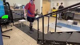 Continuous Control of a Powered Prosthetic Leg over a Multi-Activity Circuit: Pilot Trials