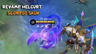 REVAMP HELCURT SCORPIO ZODIAC SKIN MLBB || HELCURT MOBILE LEGENDS || NEW SKIN MLBB ||  
