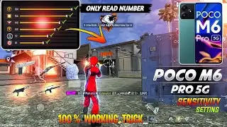 Free Fire Headshot Setting 2024 | Poco M6 Pro 5G Sensitivity Setting [ Secret Sensitivity 200 ] ff