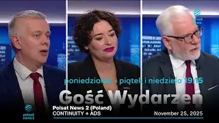Polsat News 2 (Poland) continuity + ads | November 25, 2025 • Polsat News 2 reklama