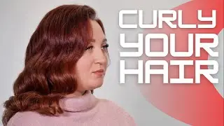 HOW TO CURL YOUR HAIR WITH A CLAMP CURLING IRON: Curling