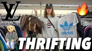 LOUIS VUITTON + POLO BEAR FOUND! Trip To The Thrift Ep. 8
