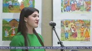 19 10 2022 Выставка рисунков детей Донбасса открылась в Южно Сахалинске