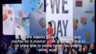 Selena Gomez's Speech   We Day; California  Subtitulado en Español
