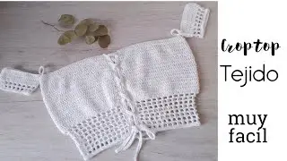 Como hacer un croptop tejido a crochet paso a paso. Facil