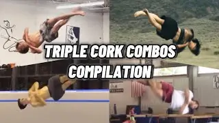 TRIPLE CORK COMBOS COMPILATION (TRICKING)