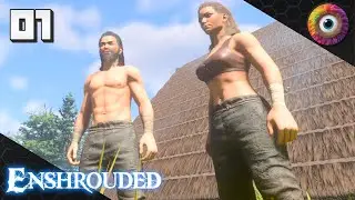 I think she likes this game... Enshrouded Ep 1