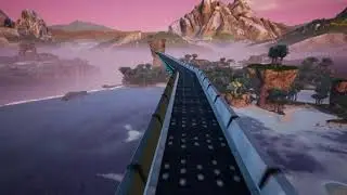 Satisfactory conveyor around the edge of the map full world tour (non experimental)
