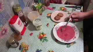 Mukbang  \ еда на камеру \ Борщ со сметаной \ Котлеты отварные \