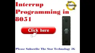 Microcontroller 8051 Lecture 18 Interrupt Programming