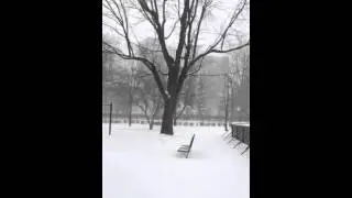 A foot of #snow #montreal - TIny Snowman at 3min 38 - It's winter in Montreal!!