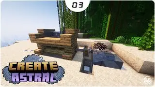 Minecraft 1.18.2 Create Astral - #03 Автодобыча Андезита