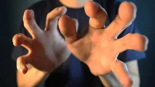 ASMR Hand movements/ Face touching/ tickle with Mouth sounds