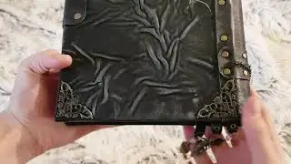 Handmade leather grimoires and notebooks