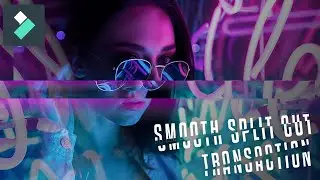 Smooth Split Cut Transition In FILMORA X - How To Create Split Cut Transition In Filmora X Tutorial