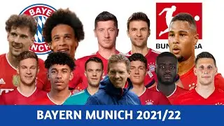 BAYERN MUNICH BEST STARTING LINEUP 2021/22 | BAYERN BEST XI 2021/22 | BUNDESLIGA | UCL | UEFA