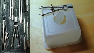 How to make a 📀 round hole of the required 📐 diameter in plastic up to 2 mm thick.