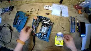 замена направляющей пилки для лобзика MAKITA и его смазка