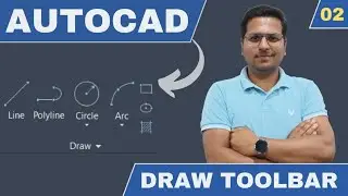 AutoCAD 2024 [Hindi] | Draw Toolbar | Autocad Tutorials For Beginners In Hindi
