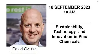 Sustainability Technology and Innovation in Pine Chemicals DavidOquist