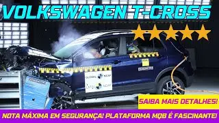 VW NOVO TCROSS 2025 - NOTA MÁXIMA EM SEGURANÇA - VOLKSWAGEN ⭐⭐⭐⭐⭐ - LATIN N CAP - SAIBA DETALHES