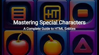 Mastering Special Characters in HTML: A Complete Guide to HTML Entities