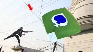 Kite Catch With Biscuit Challenge  | Kite