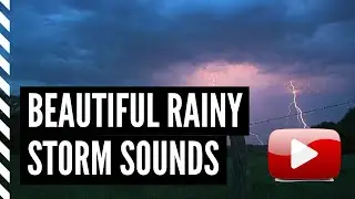 Two hours of a beautiful storm sounds for relax your soul