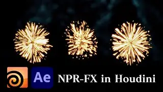 Anime Style NPR effects and breakdowns created in Houdini. NPR VSL and BD 04