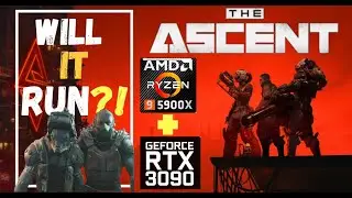 WILL IT RUN? THE ASCENT | RTX 3090 + 5900X PC PERFORMANCE | GAMEPLAY BENCHMARK | DLSS ULTRA SETTINGS