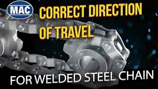 Correct Direction Of Travel For Welded Steel Offset Sidebar Chain