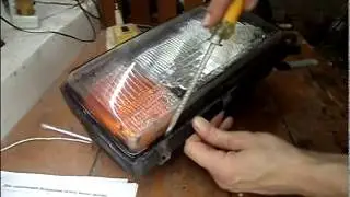 Как разобрать фару классики.