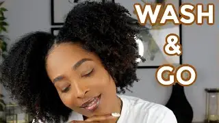 😱LE SECRET😱 WASH & GO RÉUSSI SUR CHEVEUX CRÉPUS 4B 4C | Sans RÉSIDUS | Seulement 2 PRODUITS!!