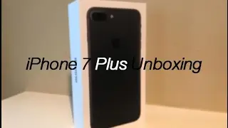 iPhone 7 Plus Black Unboxing (LATEST MODEL 2017)
